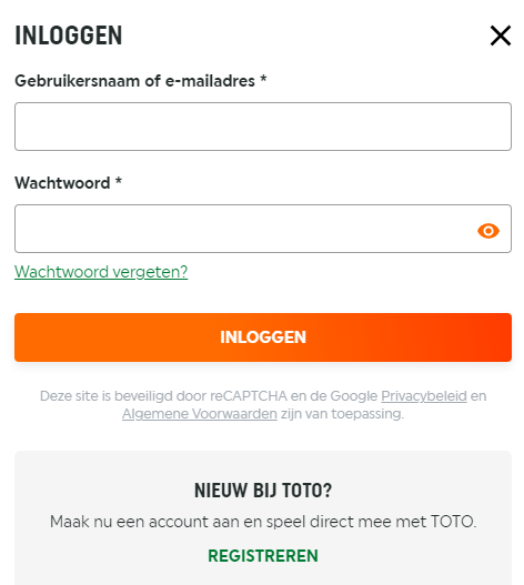 toto winkel nl inloggen